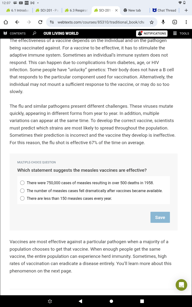 A 12077 & OHM - vo 6.1 Introd SCI-201 -P 6.3