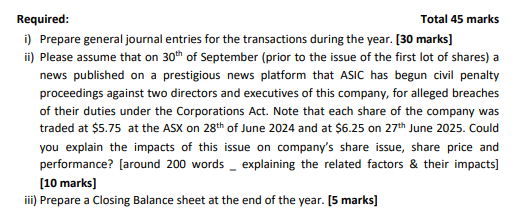 Case = 1 Adelaide Trading Corporation has been in