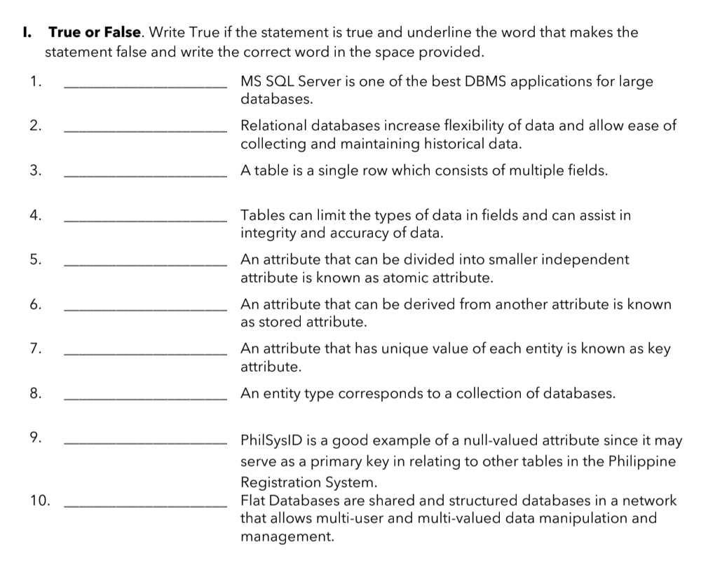 Answer this True or False. Write True if the