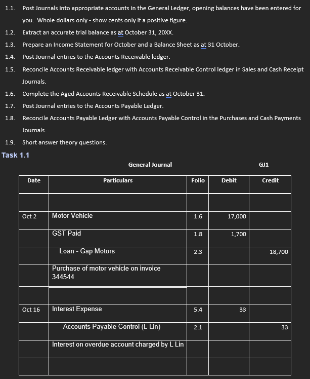 FNSACC311/312 Assessment Task 3 Case Study