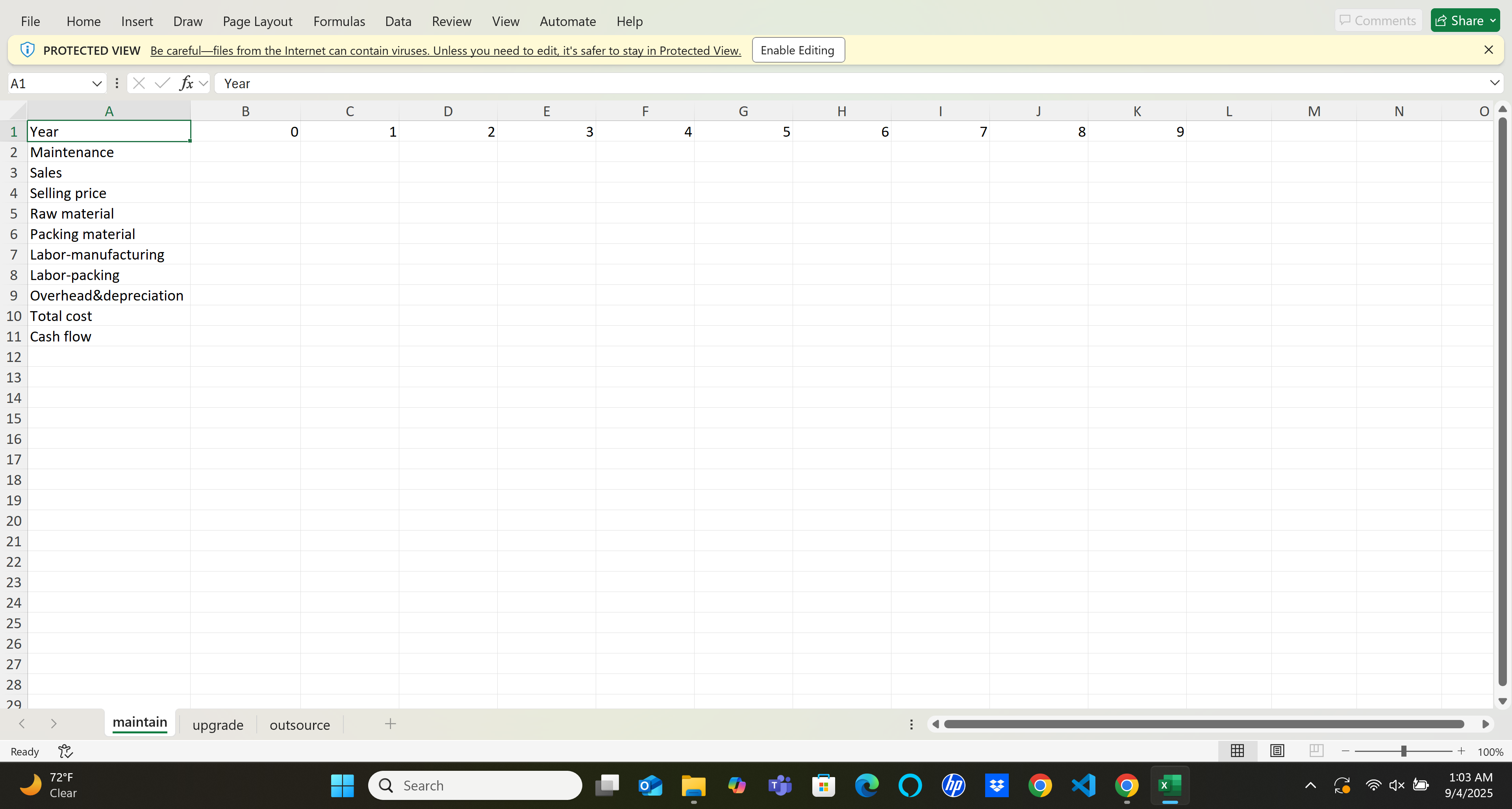 File Home Insert Draw Page Layout Formulas Data