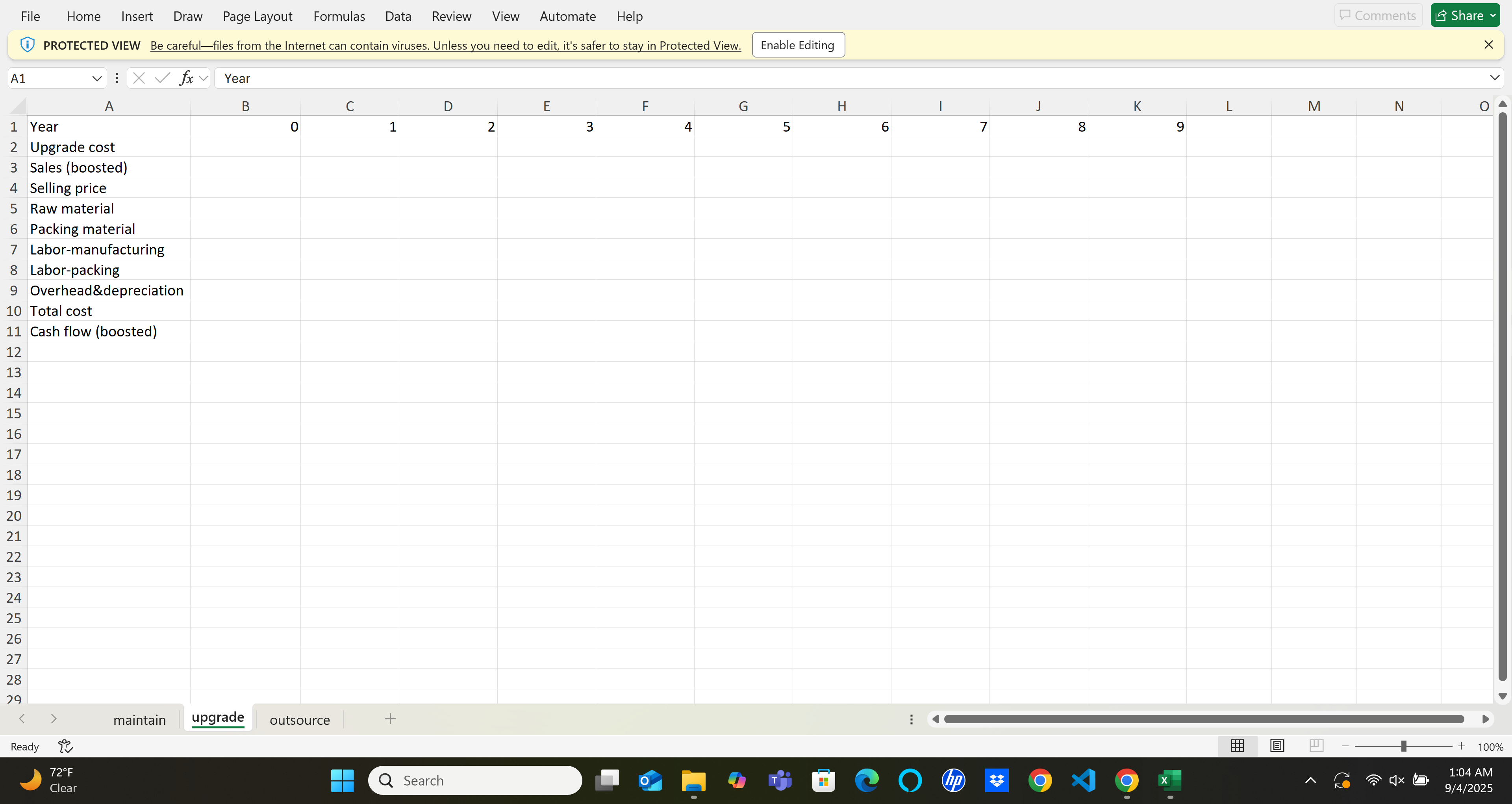 File Home Insert Draw Page Layout Formulas Data