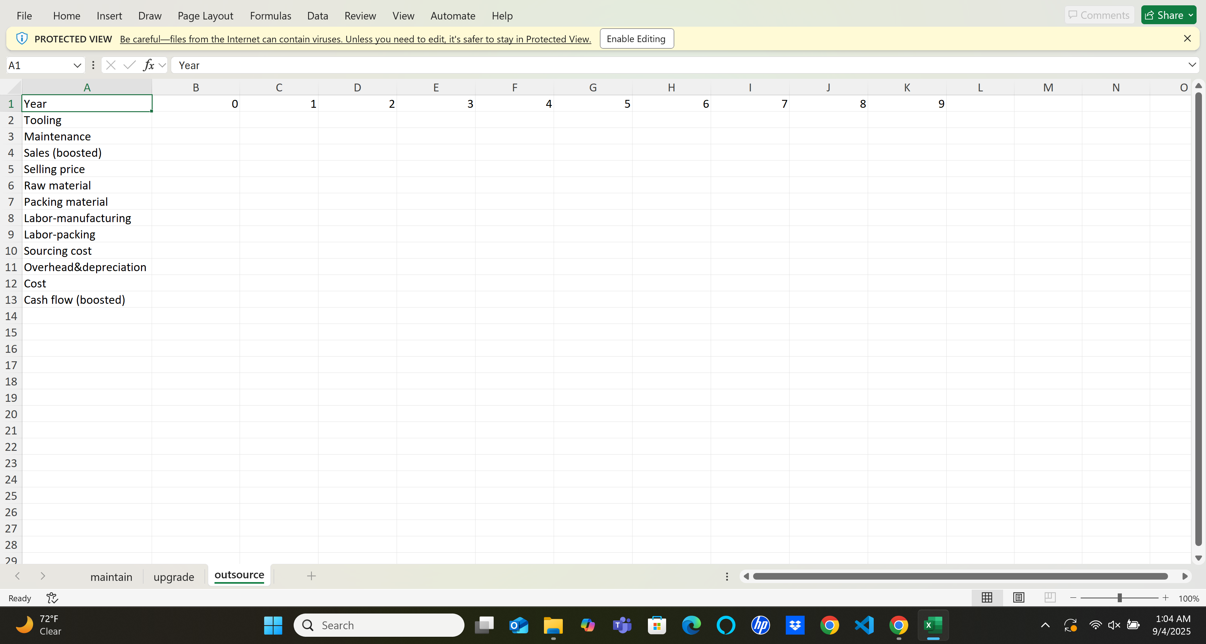 File Home Insert Draw Page Layout Formulas Data