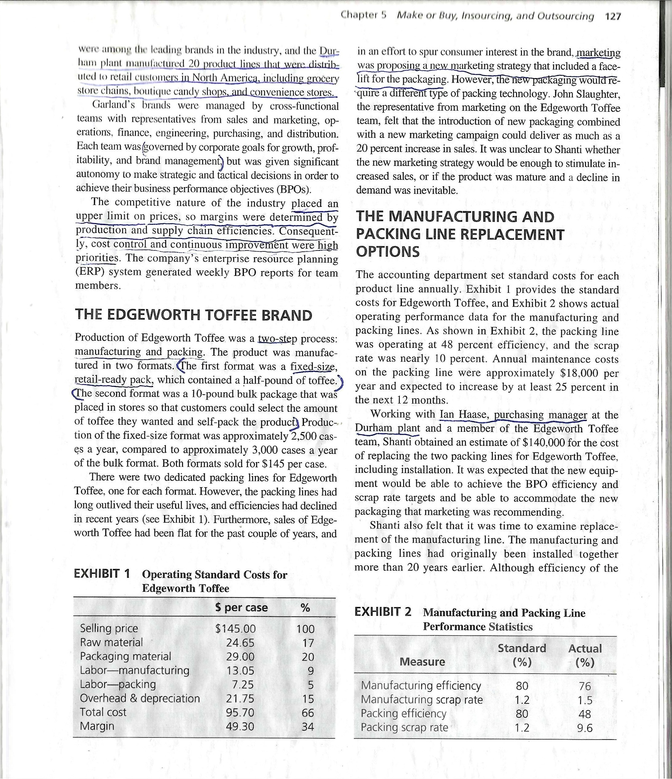 Read "PSM Case 5-1 Garland Chocolates #1", "PSM