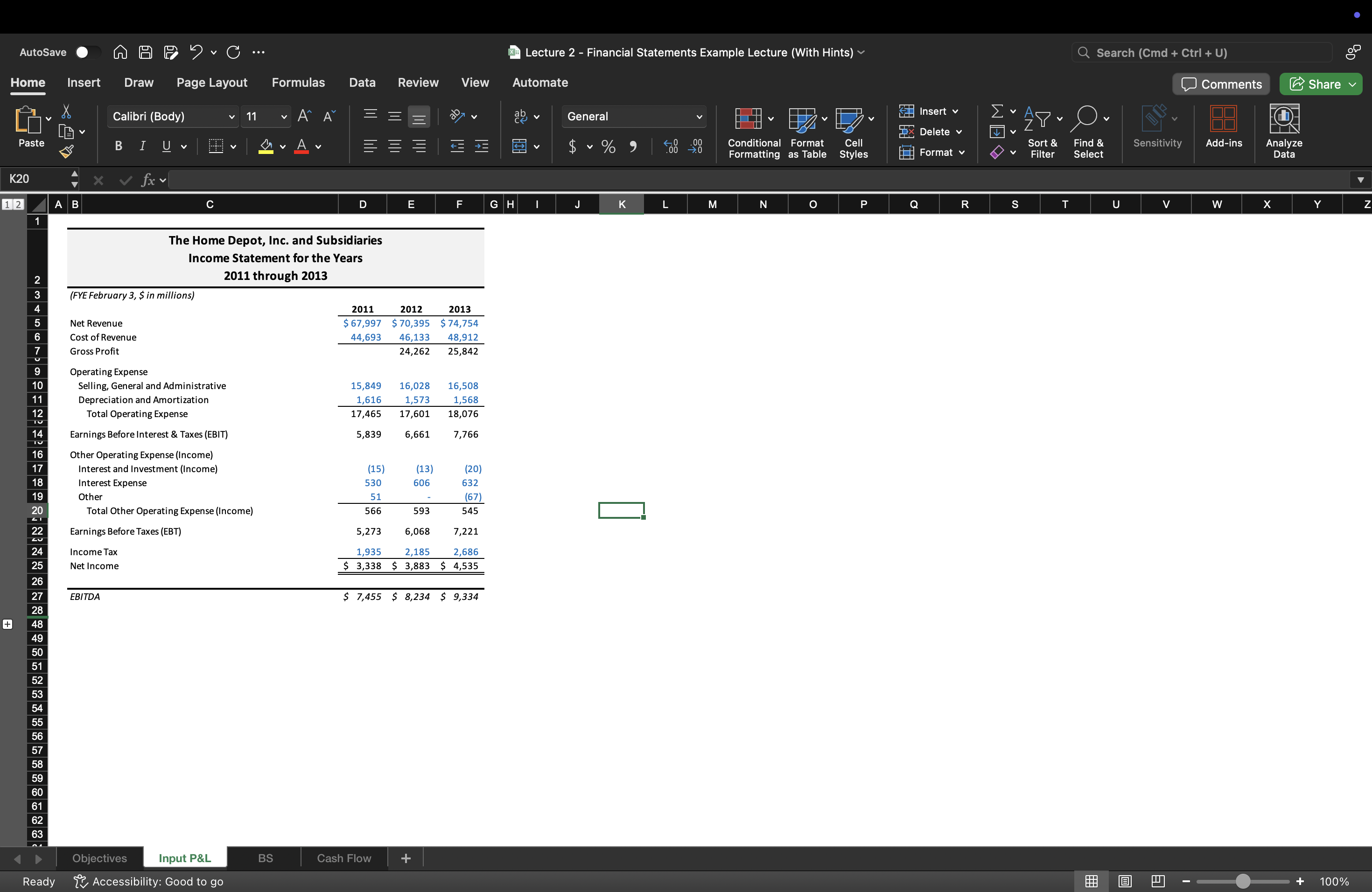 fill in the missing column based on the last two