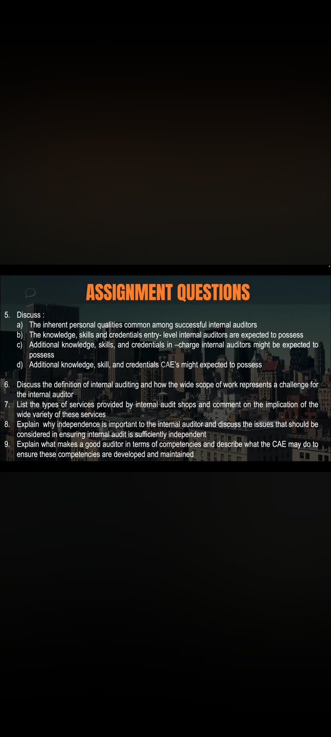 ASSIGNMENT QUESTIONS Define \"value