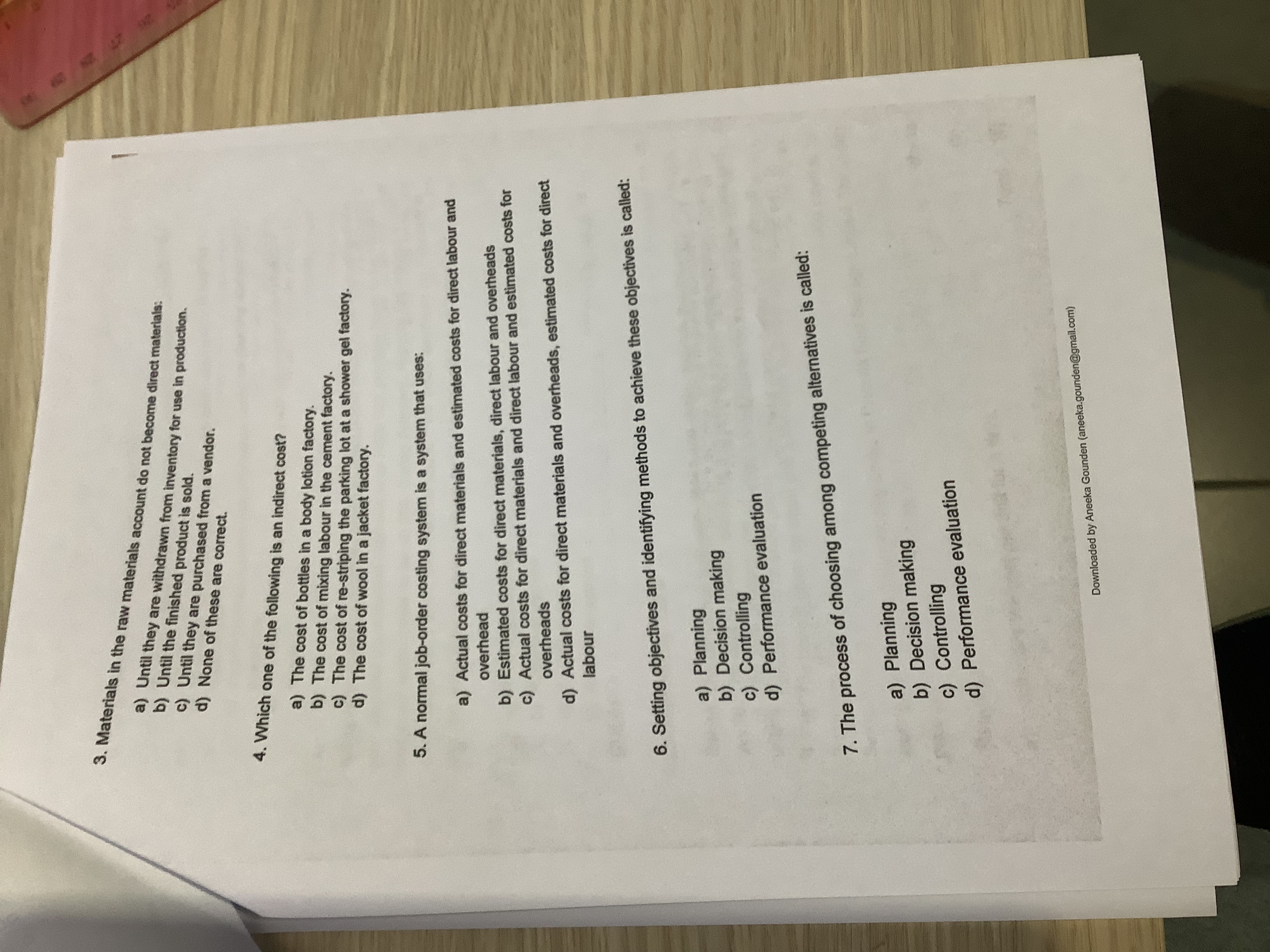 Please answer the following questions, with