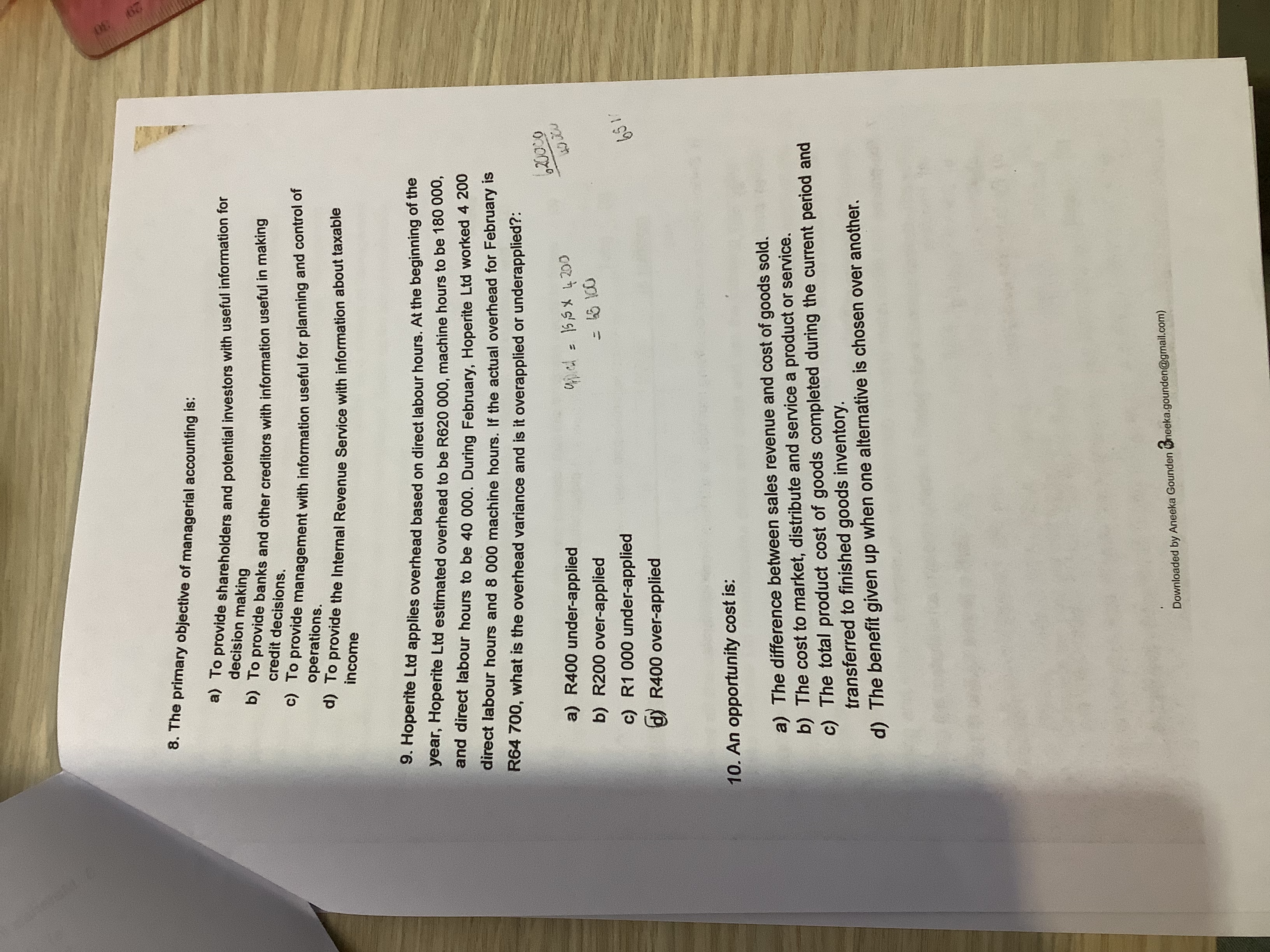 Please answer the following questions, with