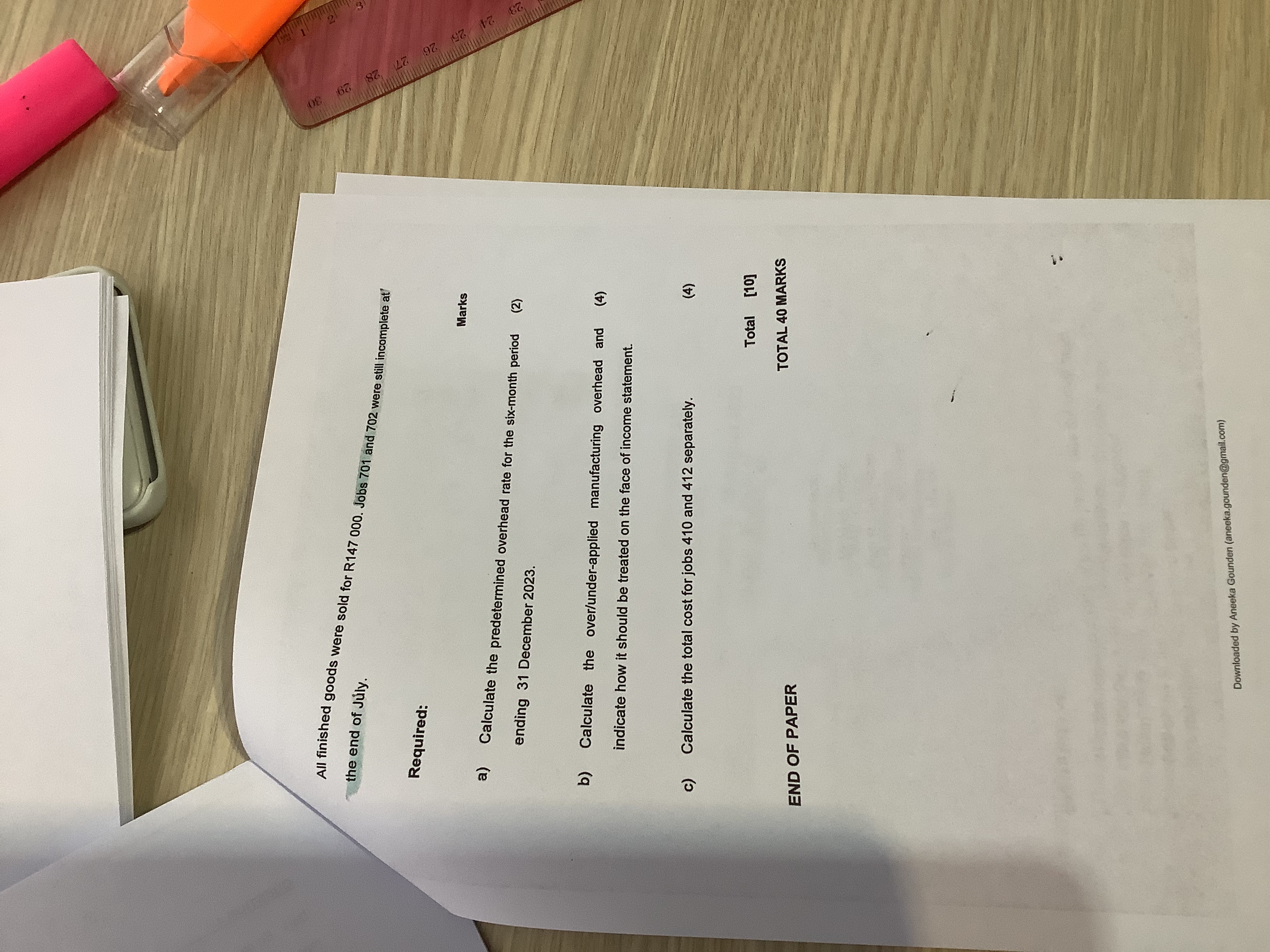 Please answer the following questions, with