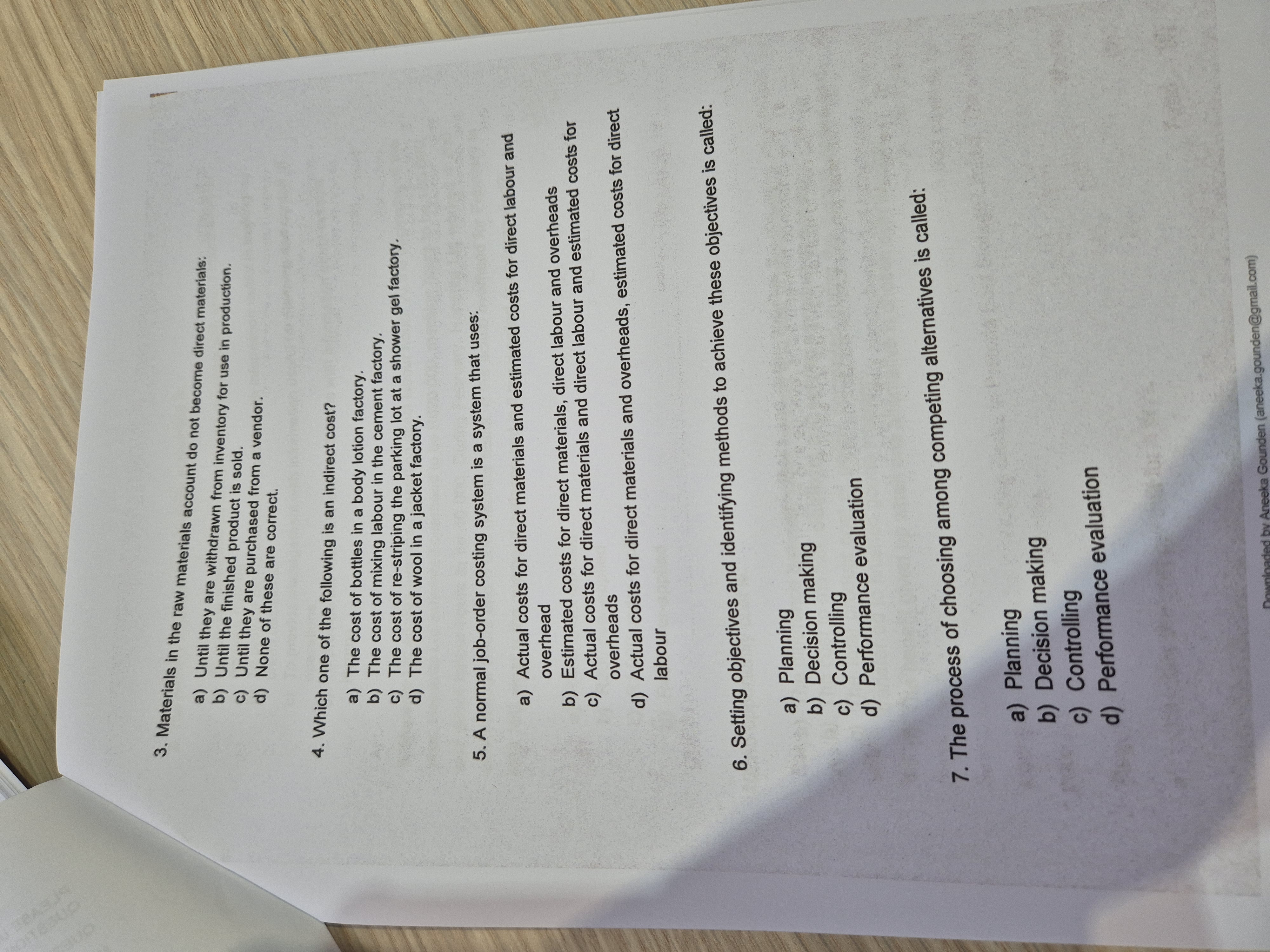 Please answer all the following questions,