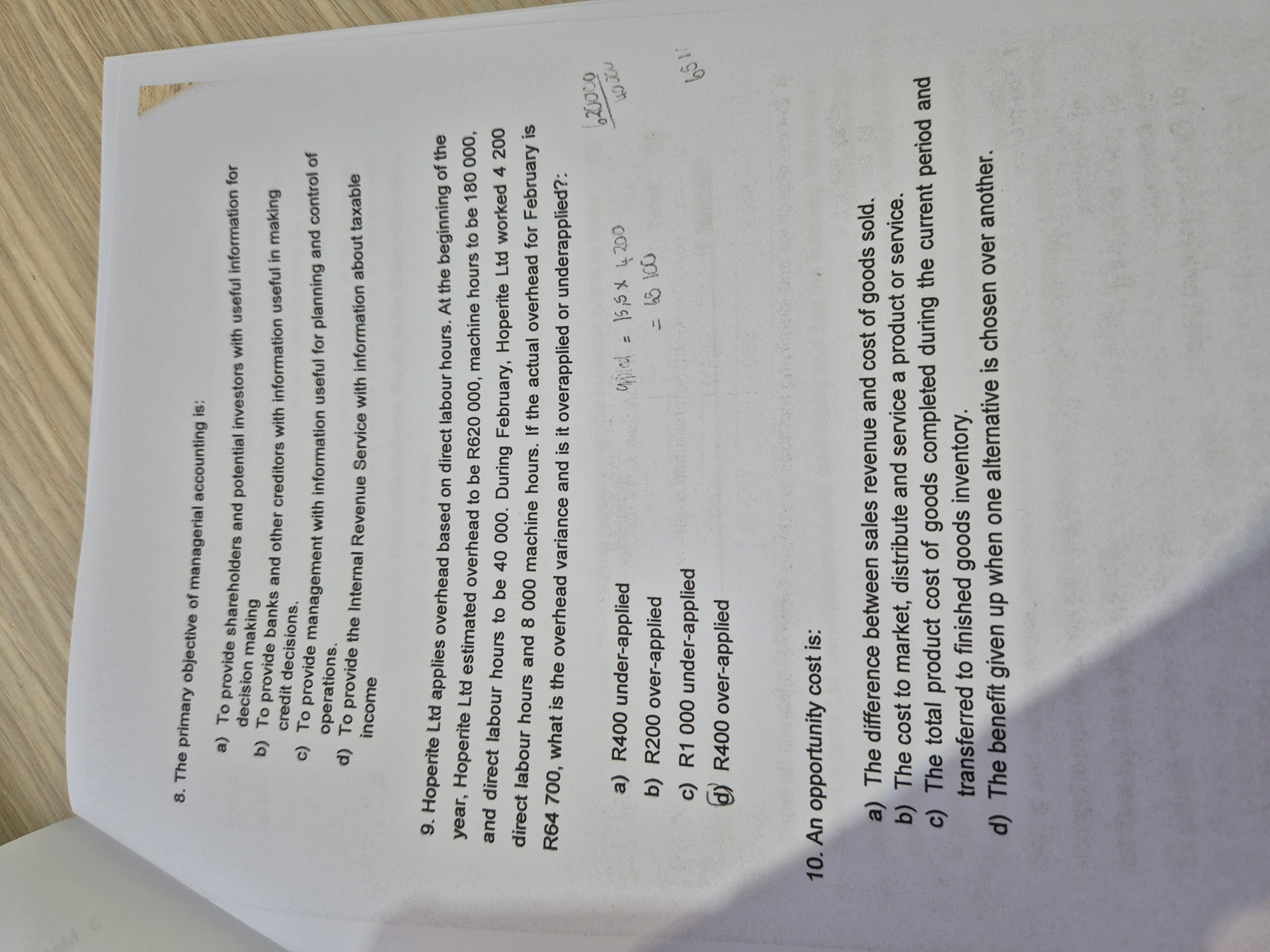 Please answer all the following questions,