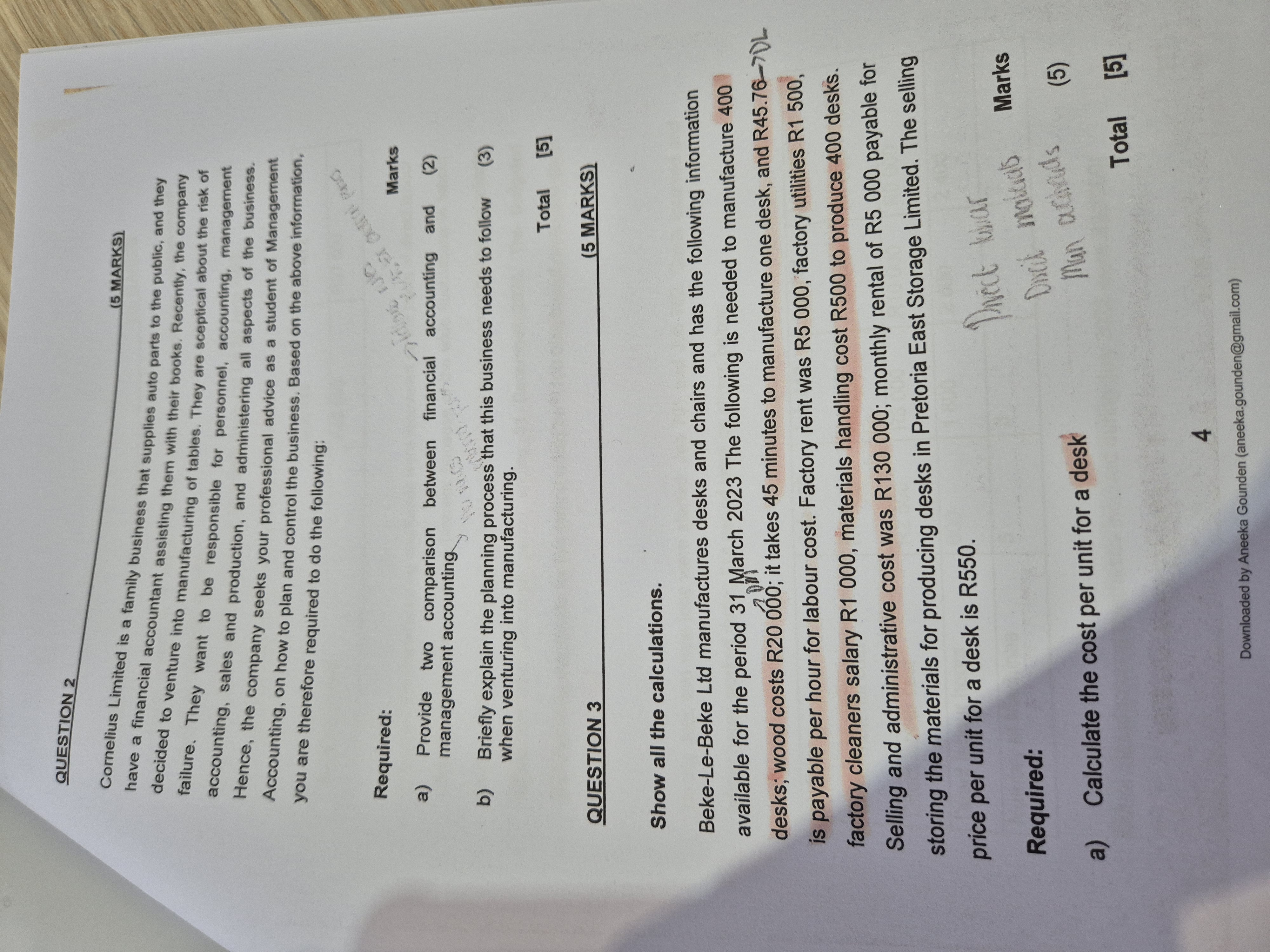 Please answer all the following questions,