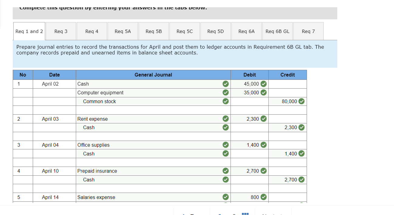 Homework: Adjusting Accounts Problems Assignment