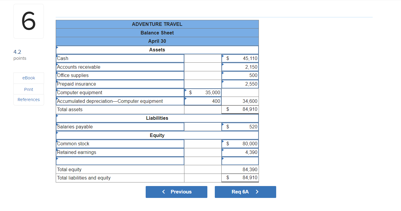 Homework: Adjusting Accounts Problems Assignment