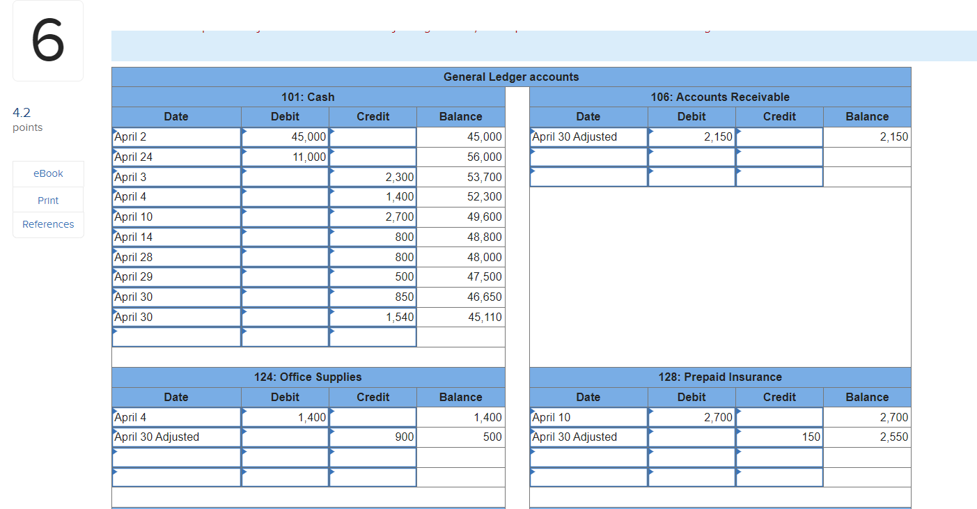 Homework: Adjusting Accounts Problems Assignment