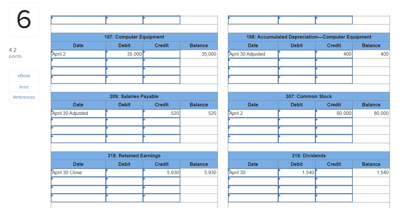 Homework: Adjusting Accounts Problems Assignment