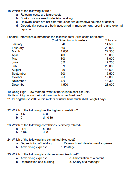 help me answer this cost accounting, explain and