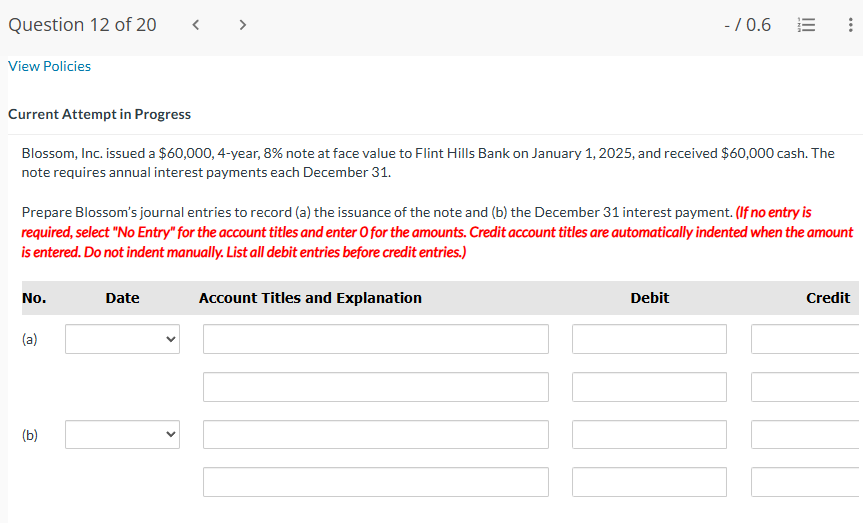 Current Attempt in Progress Blossom, Inc. issued