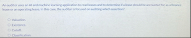 An auditor uses 3 n . N and machine learries