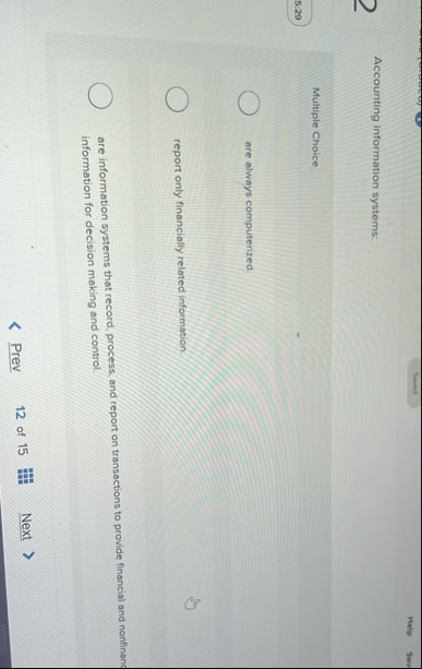 Sined Help Snu Accounting information systems: