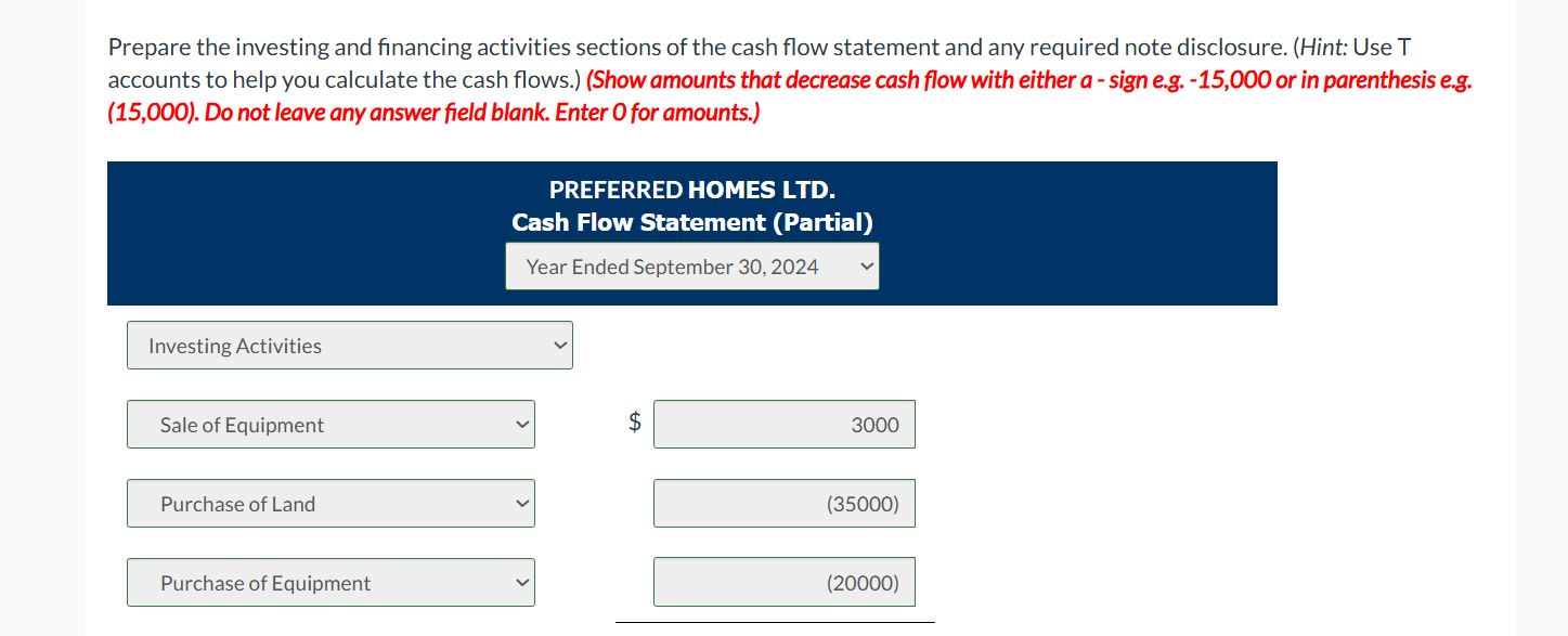 Preferred Homes Ltd., a private company reporting