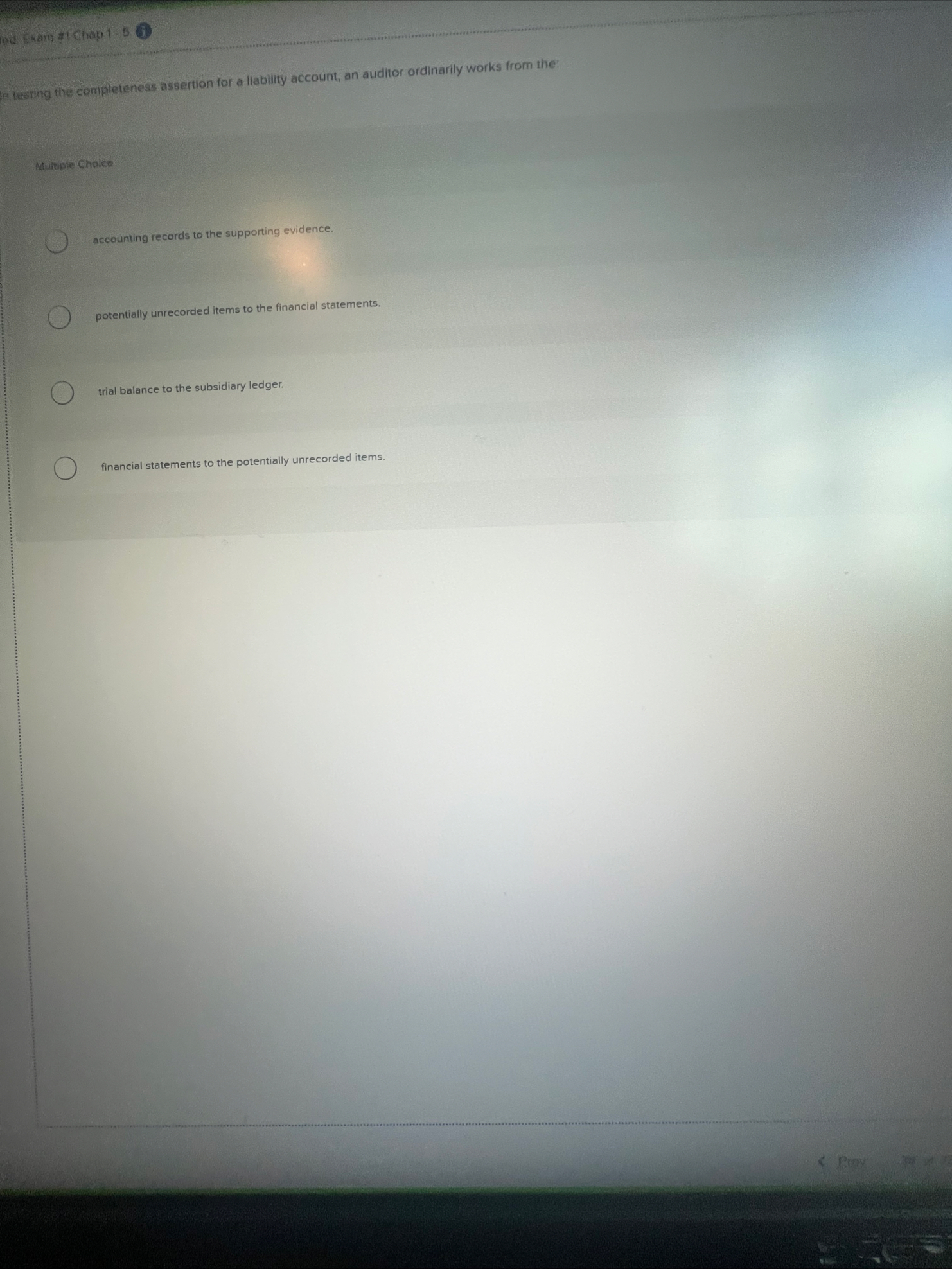 had Exam at Chap 1 - 5 Exing the completeness