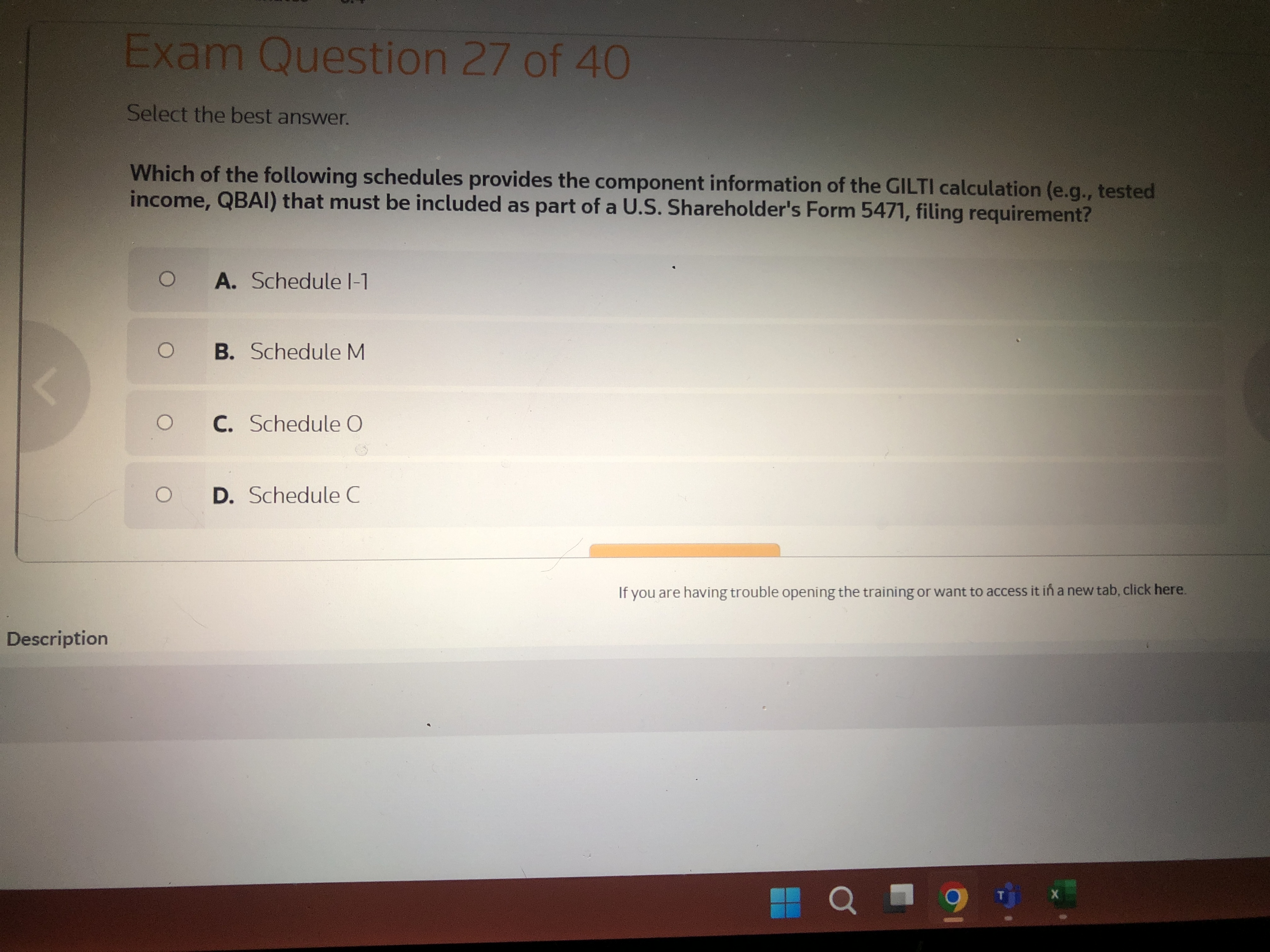 Select the best answer. Which of the following