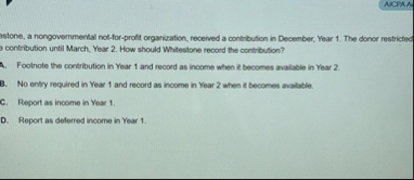 ACPAA stone, a nongovernmental nol - for - profit