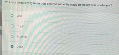 Which of the following terms best describes an