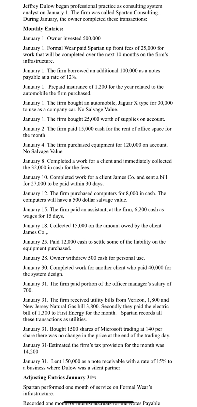 PLEASE SOLVE CLOSING ENTRIES ONLY ! ! ! Jeffrey