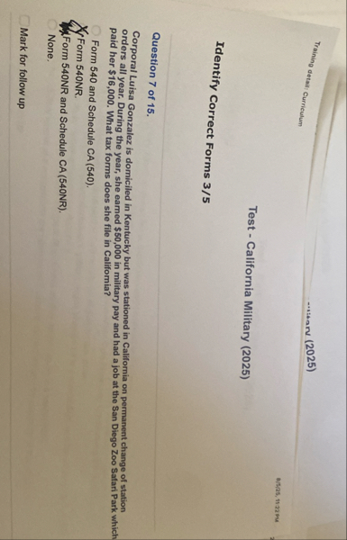 Training detail: Curriculum - - atane ( 2 0 2 5 )