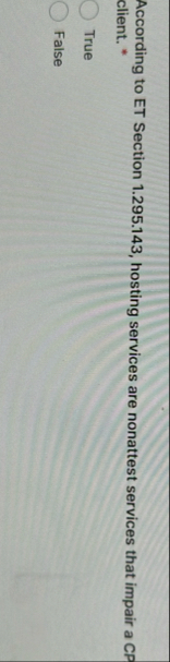 According to ET Section 1 . 2 9 5 . 1 4 3 ,