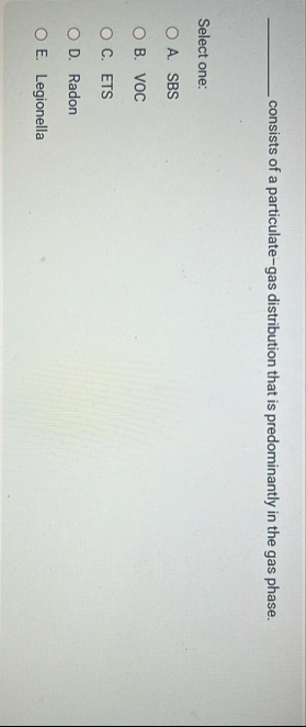consists of a particulate - gas distribution that
