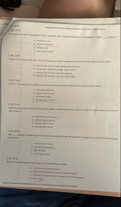 mazs 2 . 4 . 4 FM t MC . 2 6 . 6 2 The process by