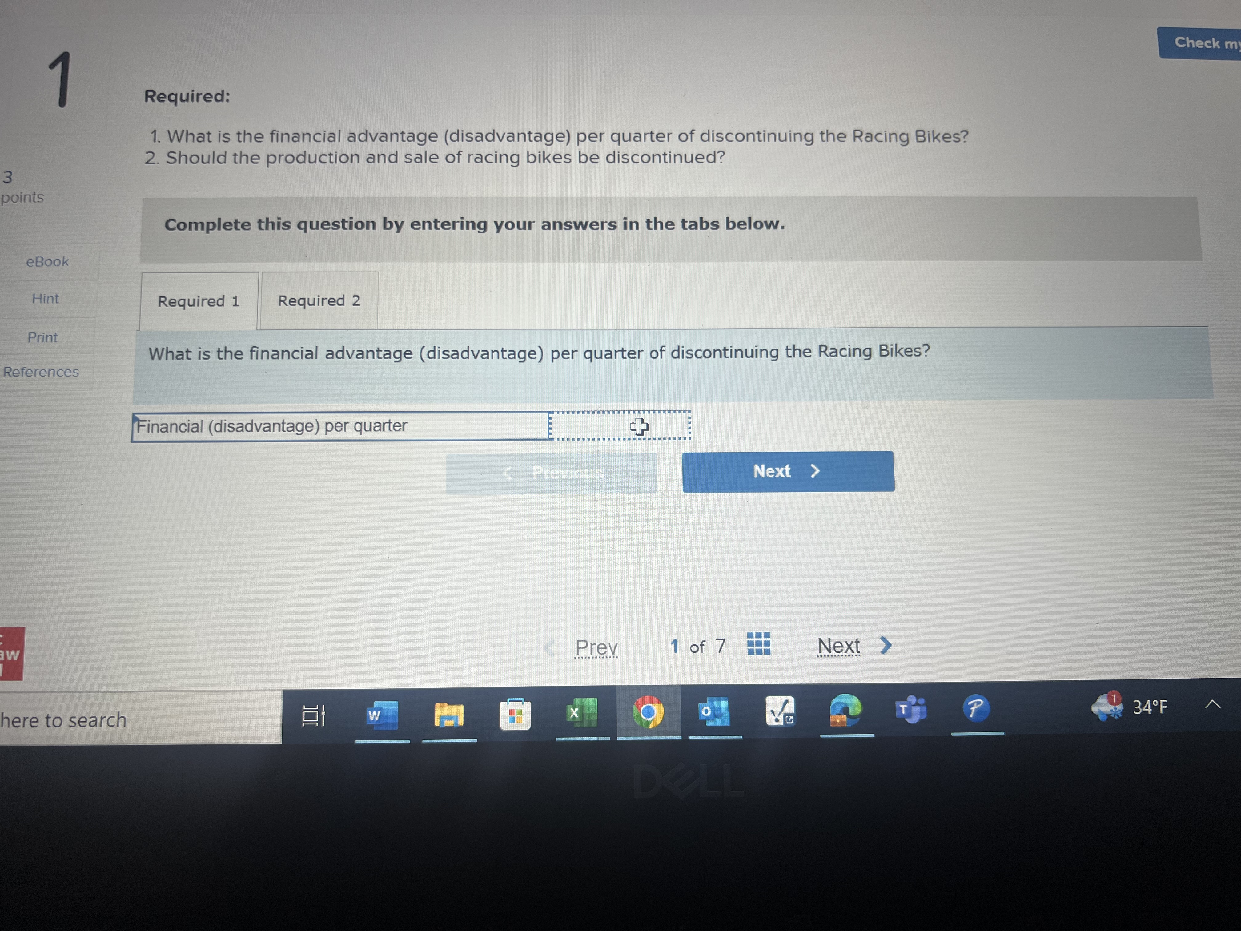 al Cycle Company manufactures three types of