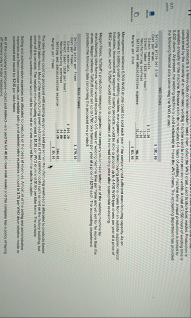 0 . 7 1 points some of it is variable. The