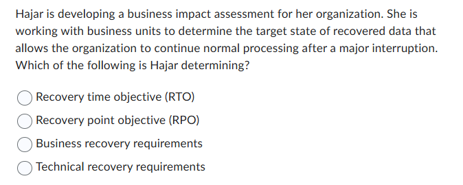 whats the correct answer Hajar is developing a