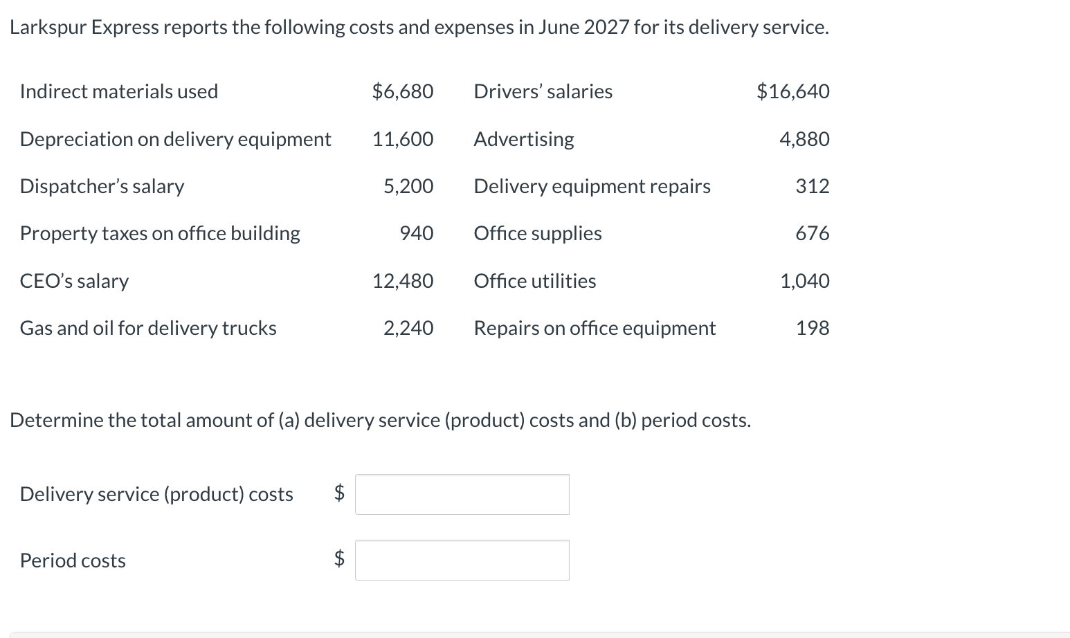 Using the attached image, Please determine the
