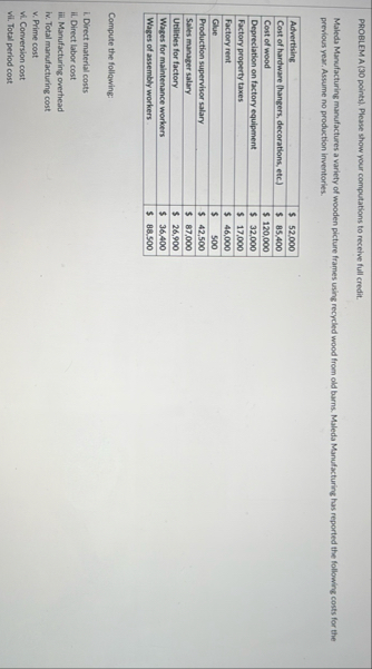 PROBLEM A ( 3 0 points ) . Please show your