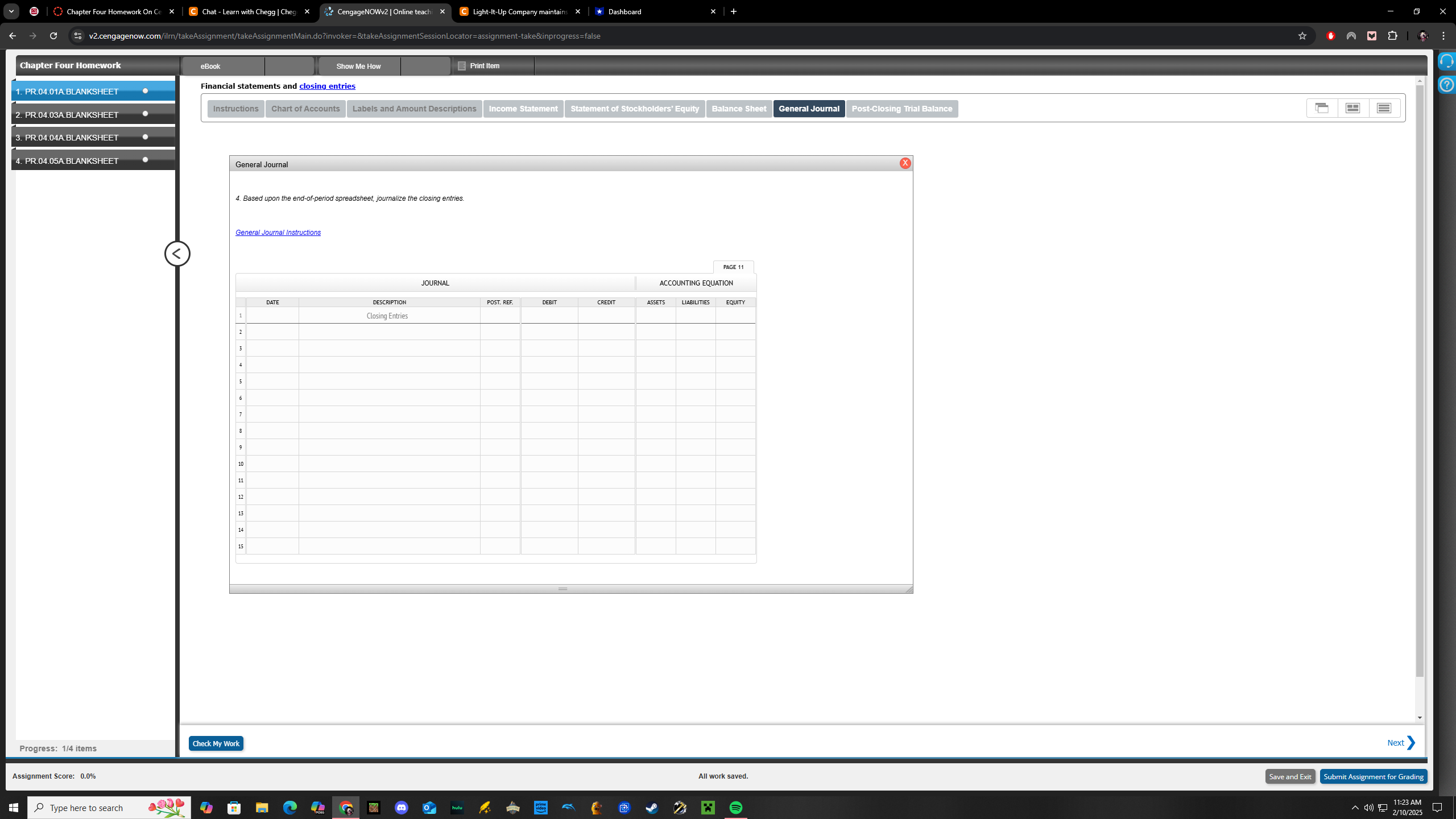 | Chapter Four Homework On Ce x Chat - Learn with