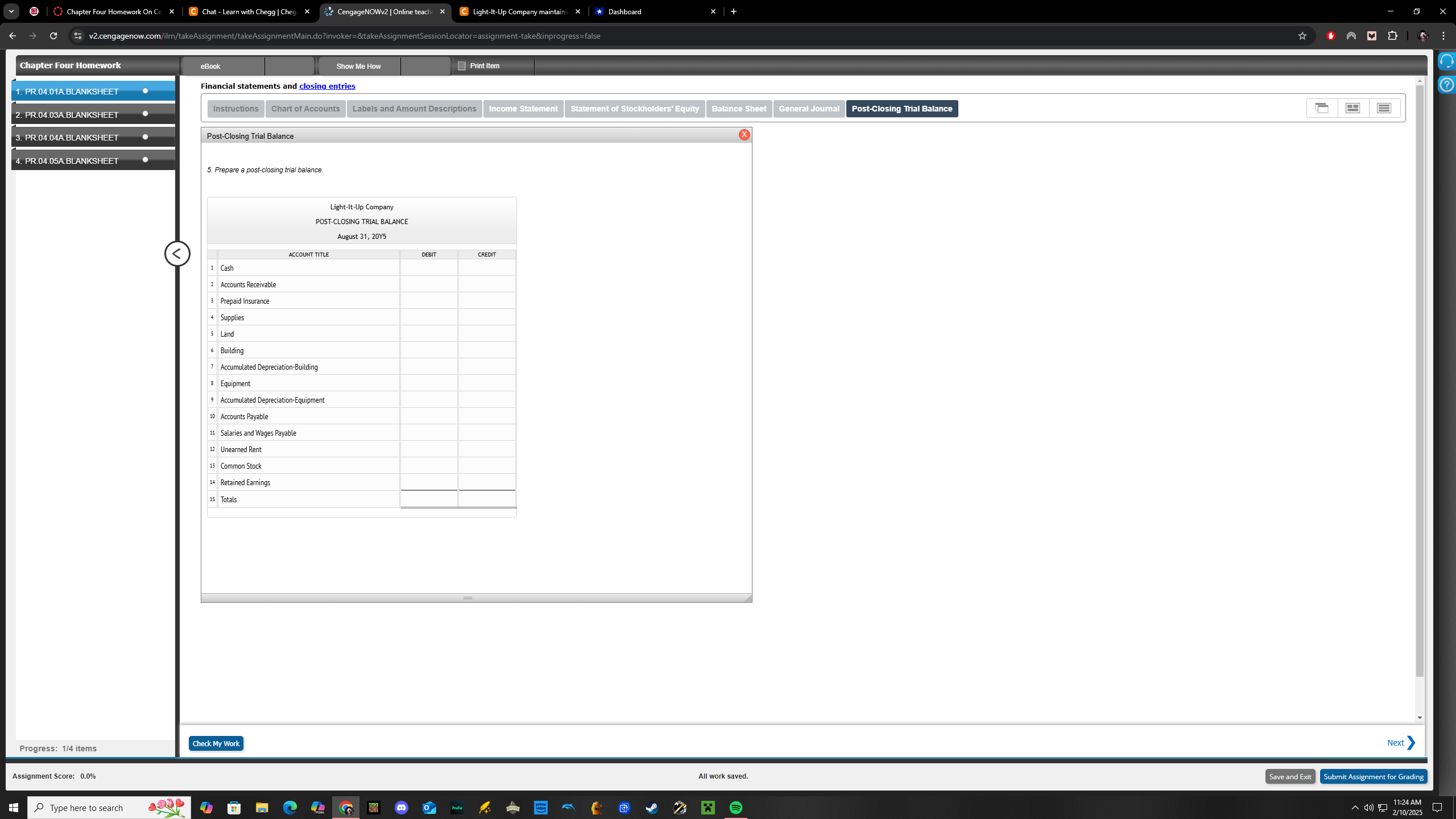 | Chapter Four Homework On Ce x Chat - Learn with