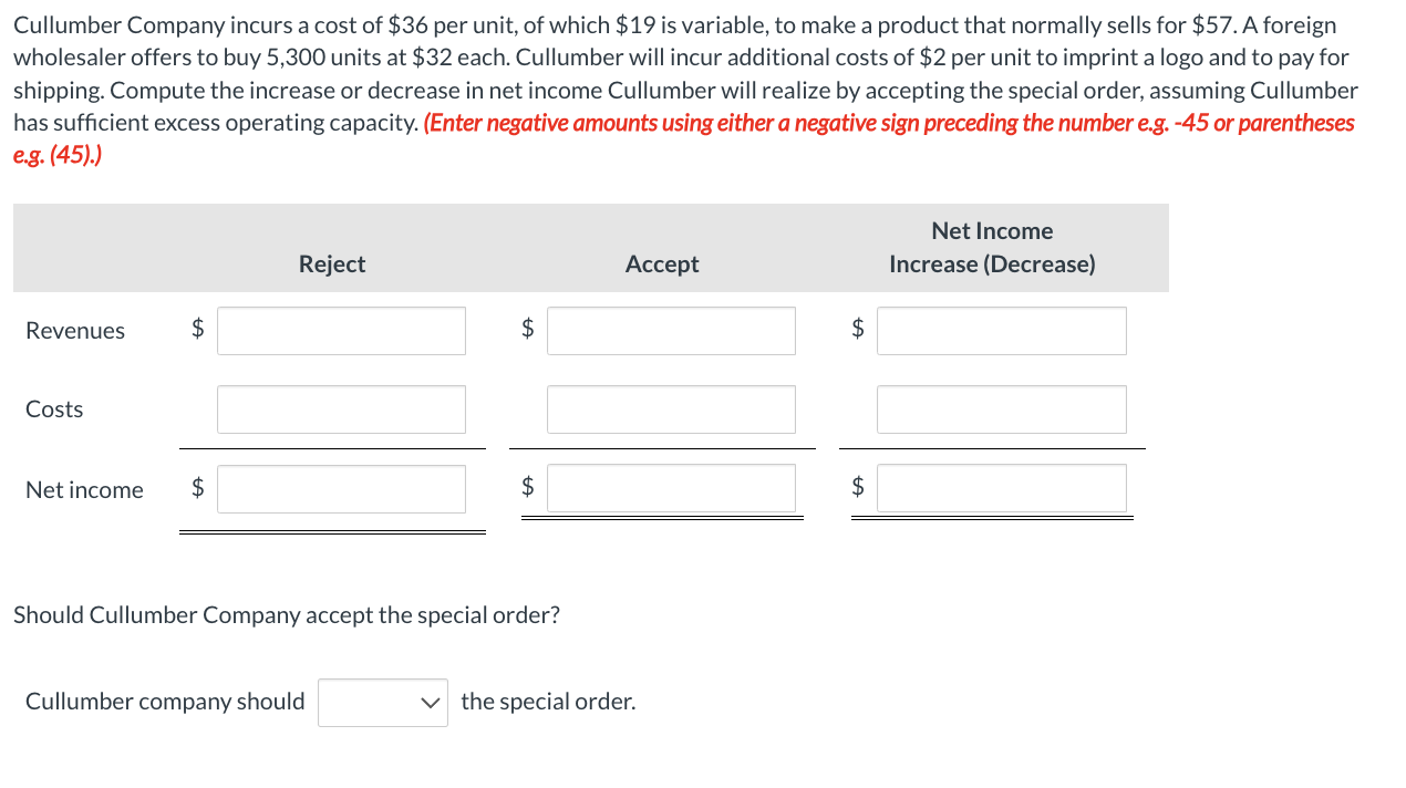 Please compute the increase or decrease in net