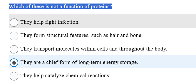 is option 4 the correct one? ( ) They help fight