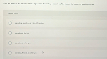 Cook the flocks in the lessee in a lease