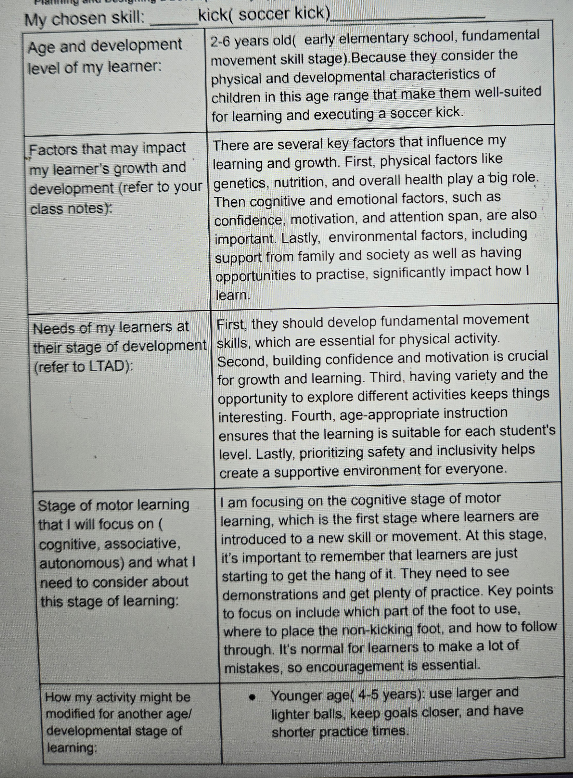 Wait for next image My chosen skill: kick( soccer