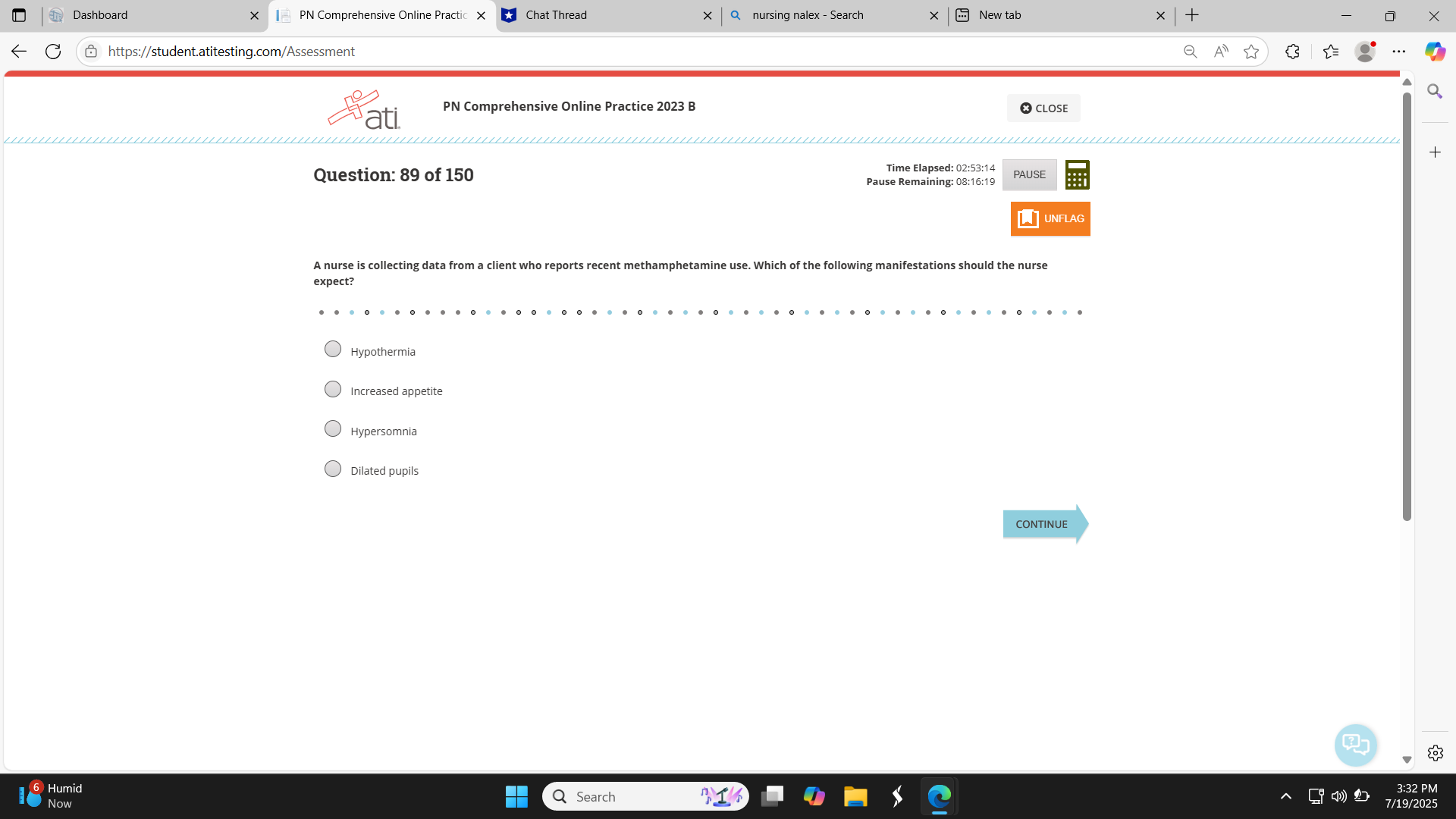 Answer this? Dashboard X | PN Comprehensive