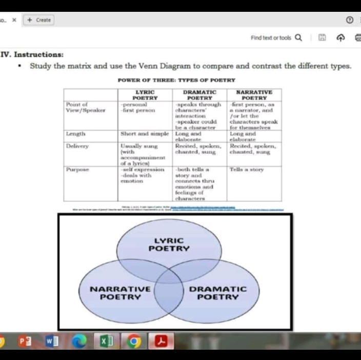 Answer pls O X + Create O Find text or tools Q