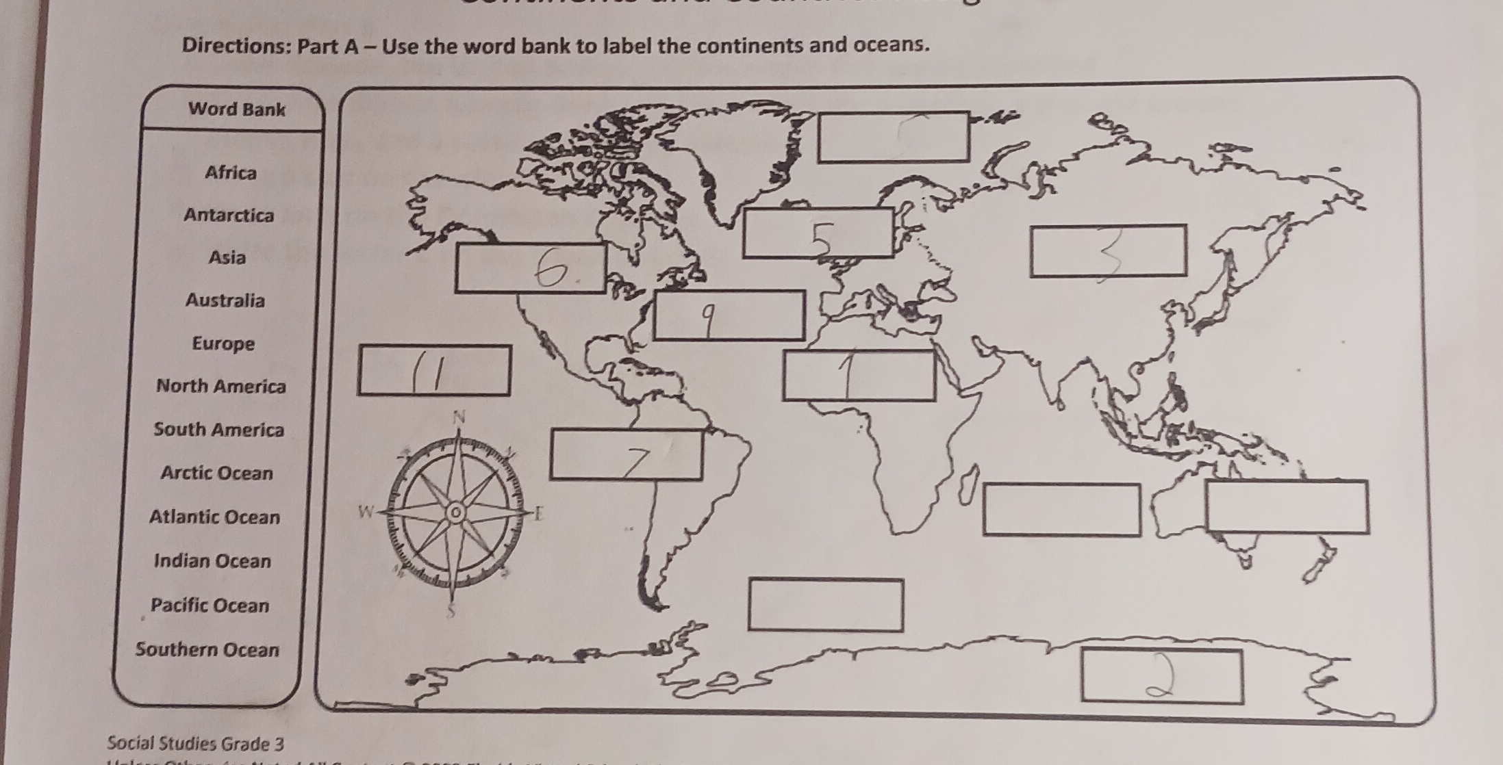 Answer it for me Directions: Part A - Use the