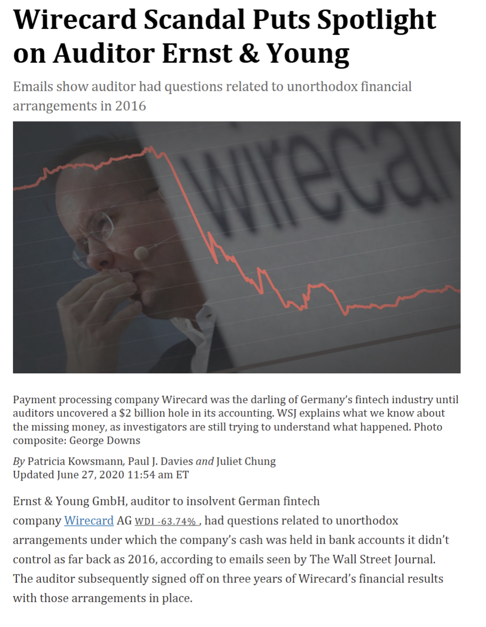 Read this article and watch this video