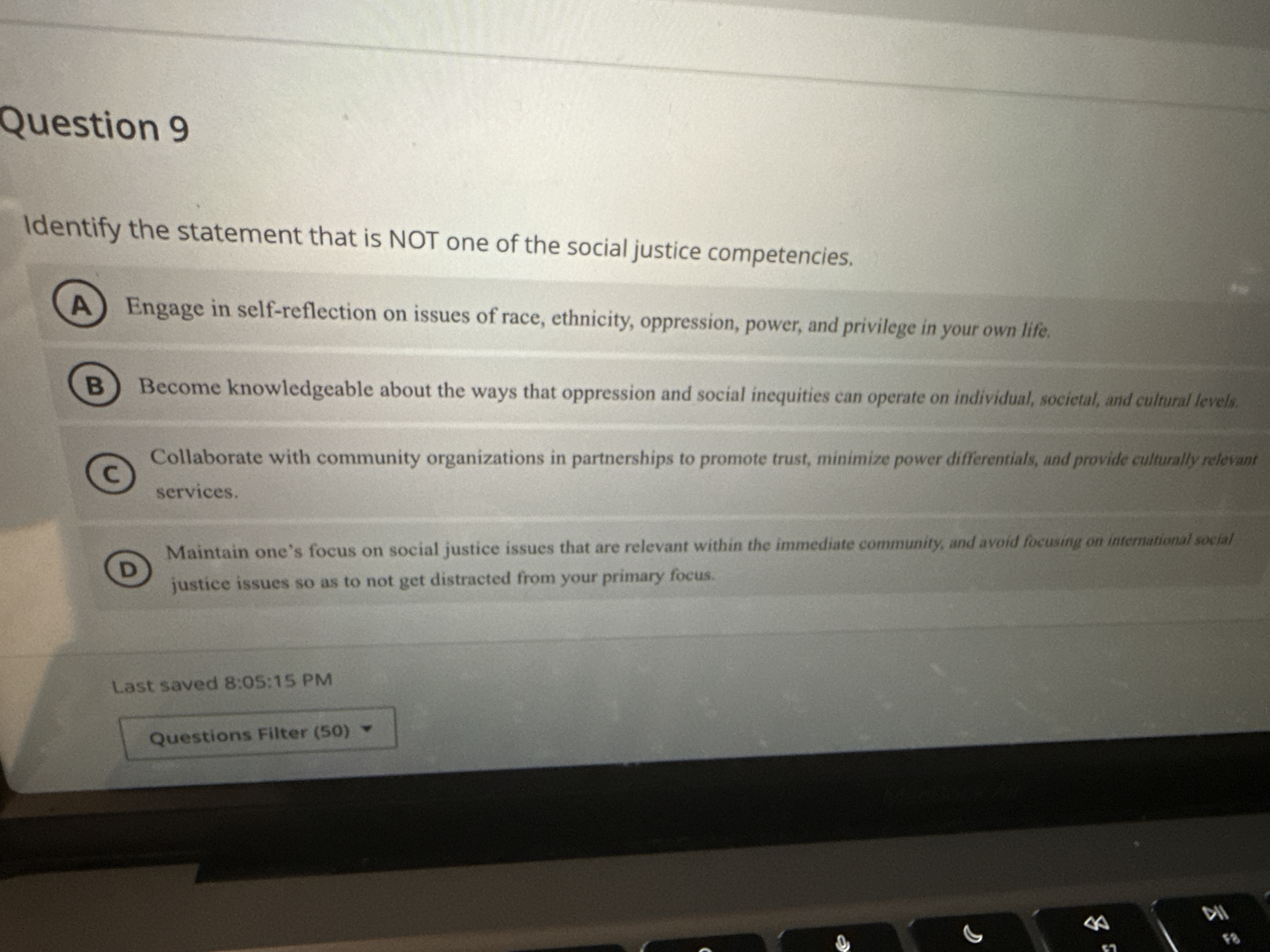 Answer question in the photo Question 9 Identify